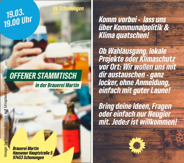 Flyer Offener Stammtisch